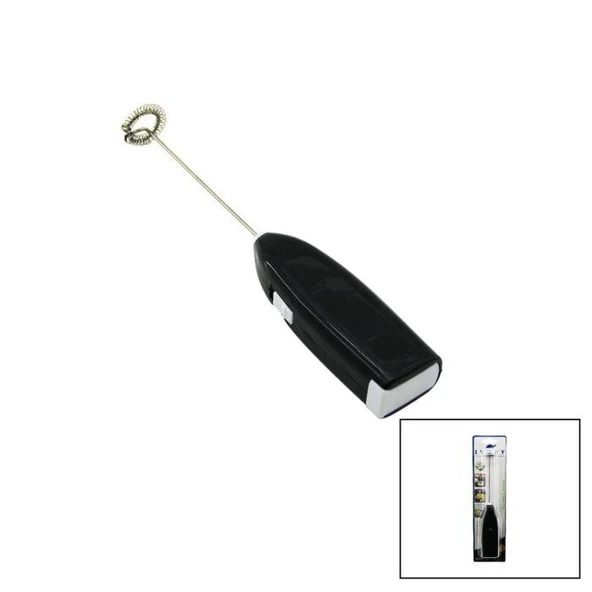 Pilli Renkli Süt ve Kahve Köpürtücü - Karıştırıcı Mini Mikser ürün görseli