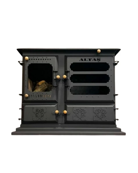 Altaş Baybars Lüx Üç Kat Fırınlı Kuzine Soba Şömine - Resim 2