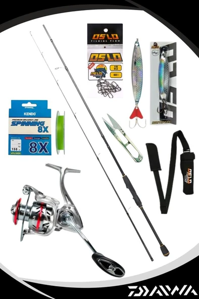 Daiwa RX Lure BF 270cm 10-35gr Oslo Prime 4000 8 Örgü Spin Olta Seti ürün görseli 1