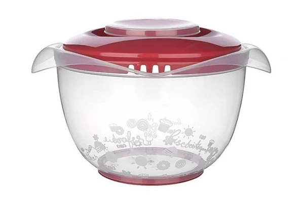 Mikser Kabı 3 Lt Özel Koruma Kapaklı Sıçratmayan - Resim 2