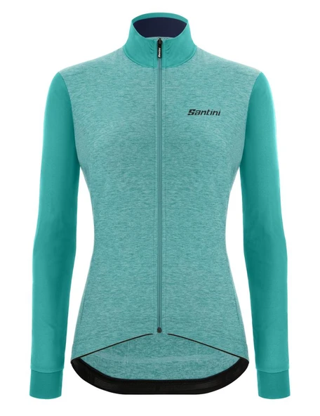 Santini Colore Puro Kışlık Termal Kadın Bisiklet Forması 2W216175RCOLORPUR0 - Resim 4