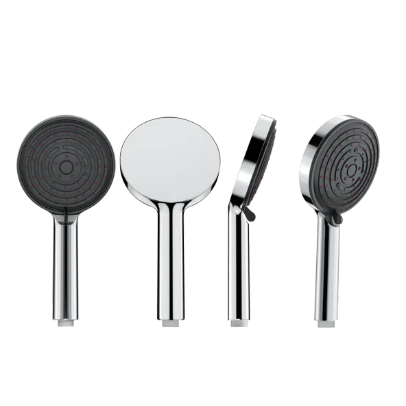 Valtemo Selfio 3 Jet El Duşu Başlığı  Kireç Önleyici Otomatik Temizleme Chrome Black ürün görseli