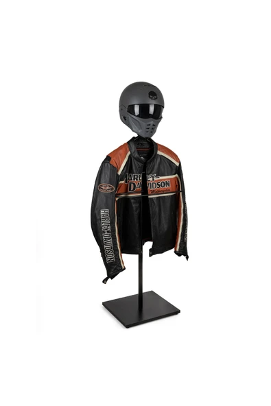 Hitit Dekorasyon Biker Butler Kask Askılı Metal Dilsiz Uşak | Motosiklet Tutkunlarına Özel - Resim 4