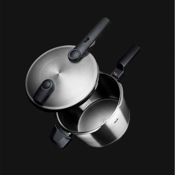 Fissler Vitaquick Premium 6Lt Düdüklü Tencere Haşlama Aparatlı - Resim 3
