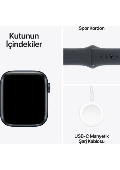 Apple Watch Se3    44mm Mıdnıght Al Mıdnıght  SB  S/M GPS  Akıllı Saat (Apple Türkiye Garantili) - 3