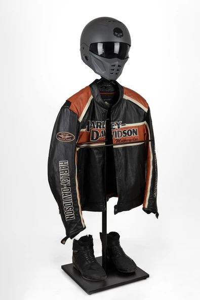 Hitit Dekorasyon Biker Butler Kask Askılı Metal Dilsiz Uşak | Motosiklet Tutkunlarına Özel - Resim 2