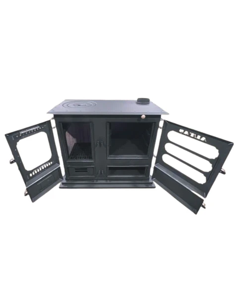 Altaş Baybars Lüx Üç Kat Fırınlı Kuzine Soba Şömine - Resim 5