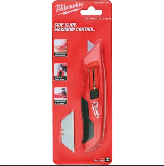 Milwaukee Sürgülü Maket Bıçağı Yedekli  4932492378 - Resim 5