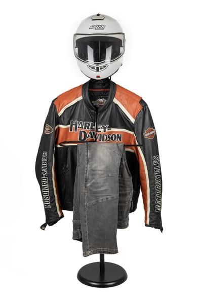 Hitit Dekorasyon Biker Butler Kask Askılı Metal Dilsiz Uşak | Motosiklet Tutkunlarına Özel - Resim 3