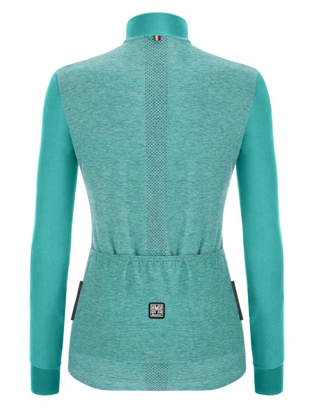 Santini Colore Puro Kışlık Termal Kadın Bisiklet Forması 2W216175RCOLORPUR0 - Resim 3