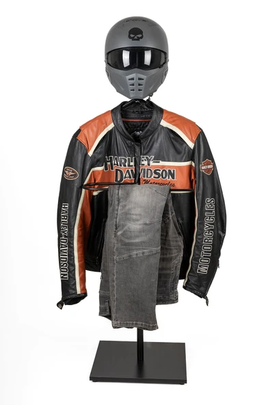 Hitit Dekorasyon Biker Butler Kask Askılı Metal Dilsiz Uşak | Motosiklet Tutkunlarına Özel - Resim 3