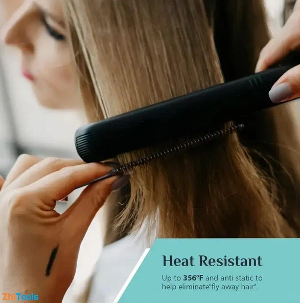 Zhltools 10 Parça Profesyonel Kuaför Tarak Seti - Saç Kesim, Ayırma, Şekillendirme ve Fön Tarağı - Resim 8