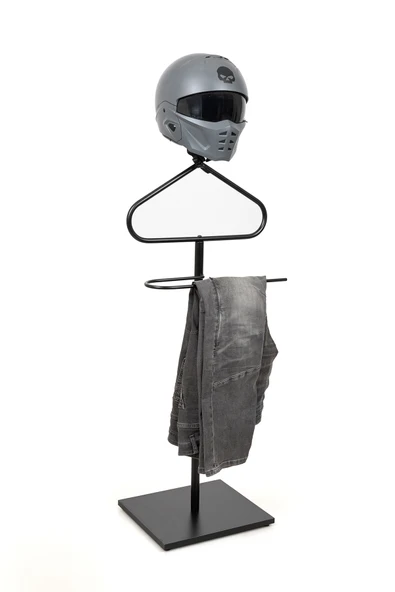 Hitit Dekorasyon Biker Butler Kask Askılı Metal Dilsiz Uşak | Motosiklet Tutkunlarına Özel - Resim 7