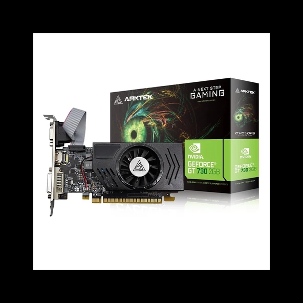 Arktek Cyclops, Akn730d3s2gl1, Gt730, 2gb, Gddr3, 128bit, 1xd-sub, 1xdvı, 1xhdmı Ekran Kartı ürün görseli
