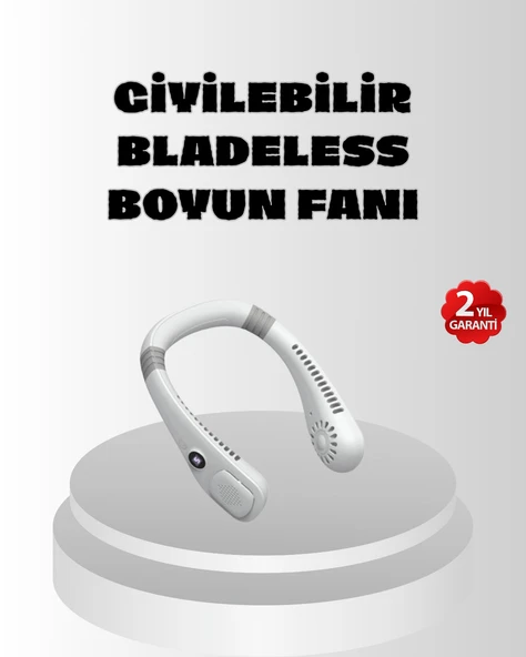 Taşınabilir Boyun Fanı Sessiz Çalışma ve USB Şarj Özellikli ürün görseli 1