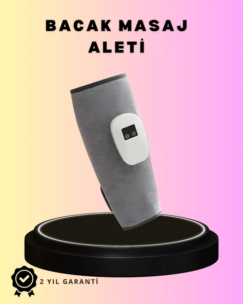 3 Kademeli Hava Basınçlı Isıtmalı Baldır Masaj Aleti – Titreşimli ve Kablosuz Kullanım ürün görseli