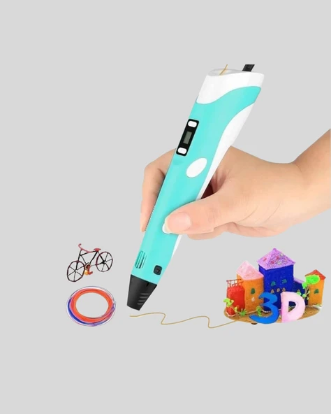 3D Kalem Ergonomik ve 1.75 mm Filament Destekli FDM Yazıcı Kalemi - Resim 2