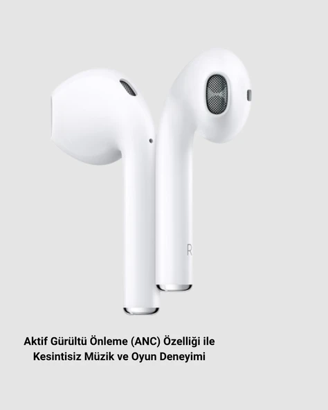 Kablosuz ANC Kulak Üstü Kulaklık – Gürültü Engelleme, Mikrofonlu - 3
