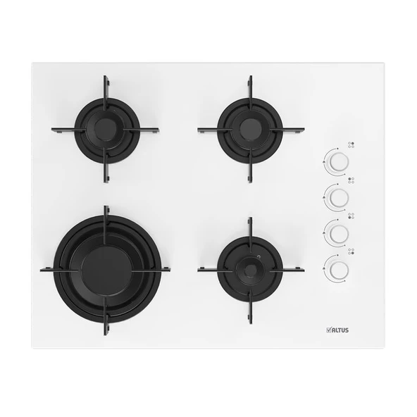 Altus ALA 189 GW 65 cm Beyaz Cam Ankastre Ocak ürün görseli