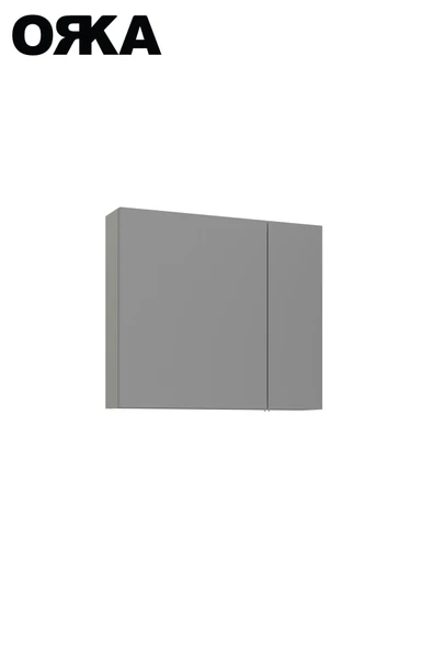 ORKA BARI 80 cm Mat Kaşmir Banyo Dolabı - Resim 3