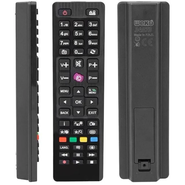 HEY 40136 Vestel SEG Regal RC4849 RM L260 Mini MOR Uyumlu LCD LED TV Kumanda ürün görseli