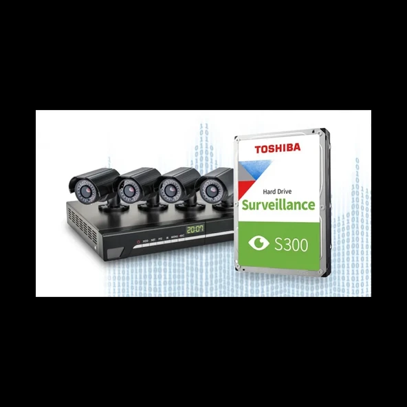 Toshıba S300, Hdwt720uzsva, 3.5", 2tb, 128mb 5400 Rpm, 7/24 Güvenlik Hdd - Resim 2
