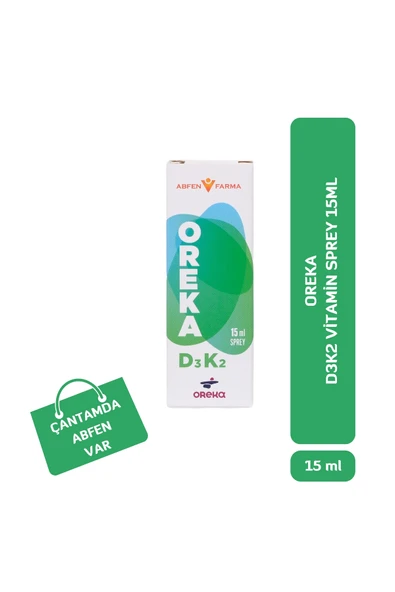 Oreka D3K2 Sprey 15ml ürün görseli