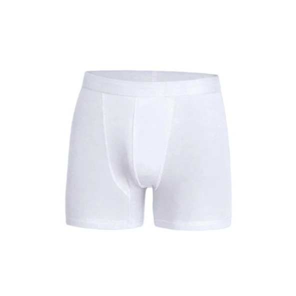 Erkek Likralı Beyaz Boxer MY-00507 ürün görseli
