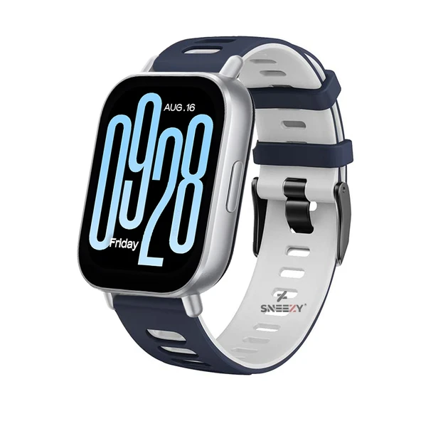 Redmi Watch 5 Active Redmi 5 Lite Uyumlu Kordon Kordon Stride Renkli Tokalı Soft Silikon Kordon  Lacivert ürün görseli