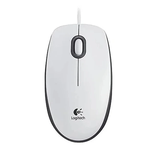 Logıtech M100 Usb Kablolu Mouse Beyaz 910-006764 ürün görseli 1