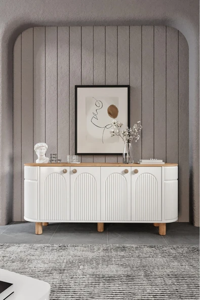 VNSMODULER Vns Moduler Duru Mdf Mebran Kapak Bohem Konsol 180 cm ürün görseli