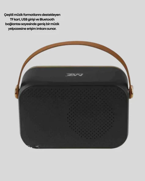 Nostaljik Retro Radyo – Bluetooth, USB ve FM Özellikli Şık Tasarım - Resim 2