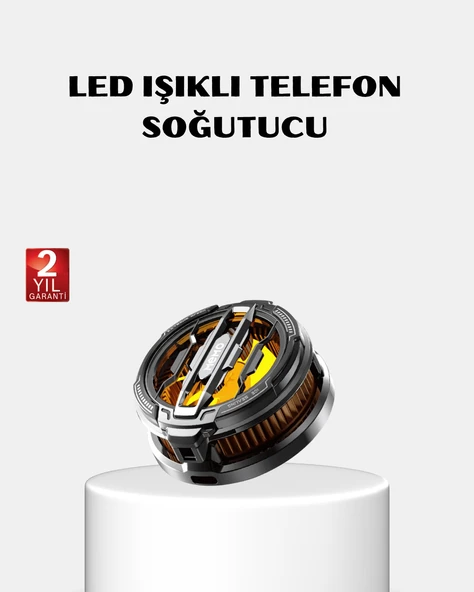 Mobil Oyun Telefon Soğutucusu Yarı İletken Hızlı Soğutmalı ve Sessiz Fanlı ürün görseli