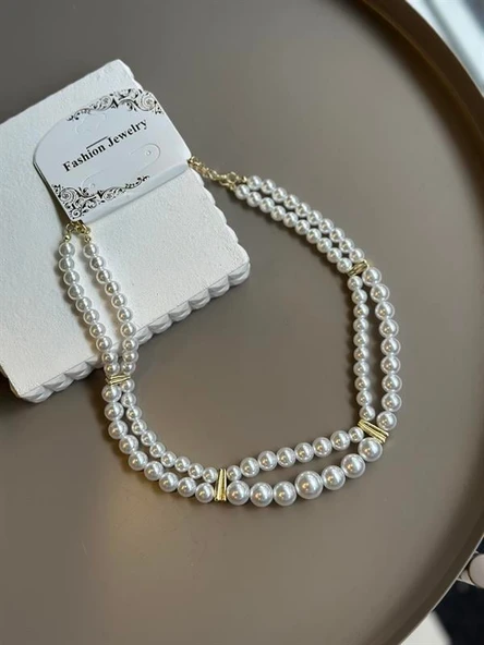 İnci Kolye - Altın ürün görseli