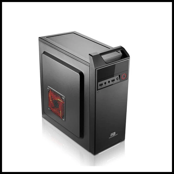 Powerboost Vk-b003s Atx 300w Kulplu Shiny Piano  Panel Kurumsal Kasa ürün görseli 1