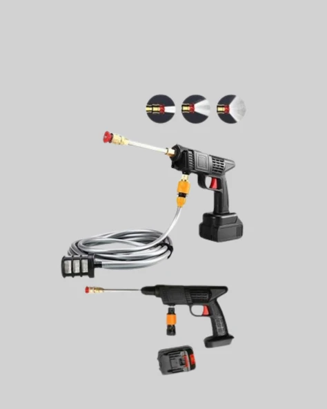 Taşınabilir Akülü Araba Yıkama Makinesi 1.7 MPa Basınçlı ve Ergonomik Tasarımlı - Resim 2