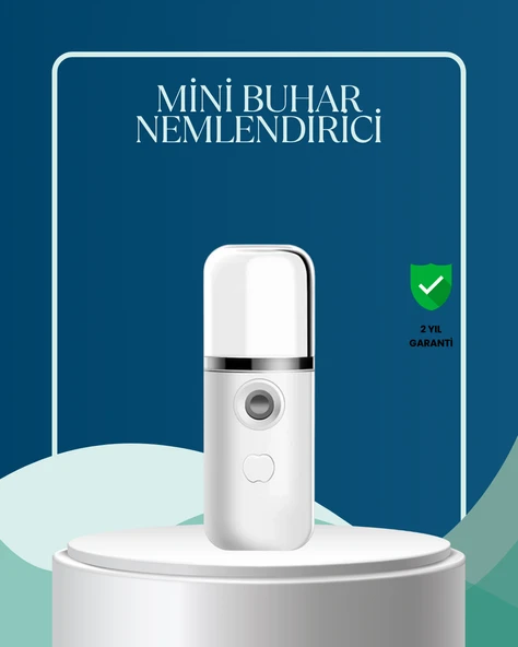 Akıllı Pro Teknolojili Şarjlı Nemlendirici – Portatif Cilt ve Hava Nemlendirici Cihaz ürün görseli 1