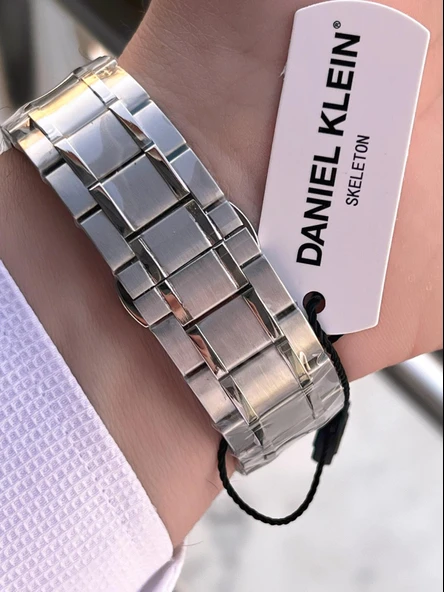 Daniel Klein Otomatik Mekanizma Mehtap Ve Güneş Kadranlı 2 Yıl Garantili Erkek Kol Saati OTM.14048.2 - Resim 6