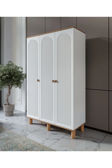 VNSMODULER BOHEM 3 KAPILI GARDIROP - Resim 3