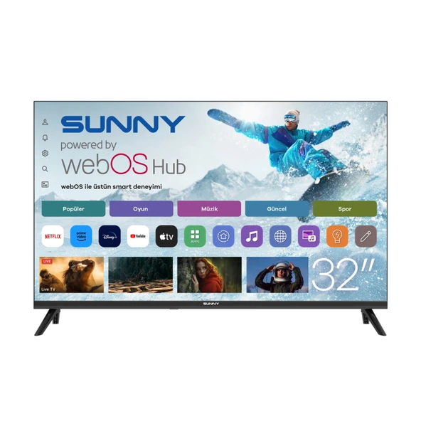 Sunny SN32HMLN 82 Ekran Uydu Alıcılı webOS 2.0S Smart LED TV ürün görseli 1