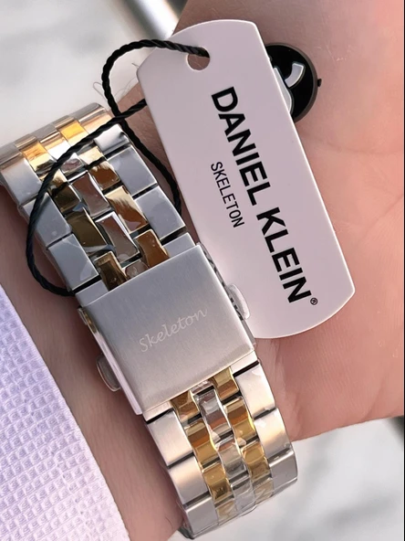 Daniel Klein Otomatik Mekanizma Mehtap Ve Güneş Kadranlı 2 Yıl Garantili Erkek Kol Saati OTM.13855.6 - Resim 6