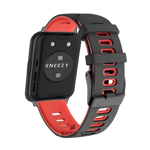 Redmi Watch 5 Active Redmi 5 Lite Uyumlu Kordon Kordon Stride Renkli Tokalı Soft Silikon Kordon  Turuncu - Resim 2