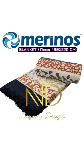 Merinos Savanna Çift Kişilik Battaniye - Resim 2