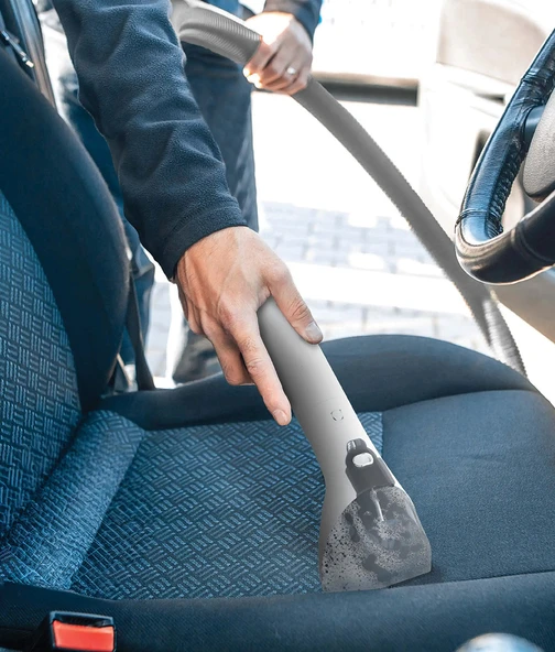 Kiwi Kcc-4325W Pencere Temizleme Aparatlı Koltuk Halı Yıkama ve Leke Çıkarma Makinesi Siyah Renk - Resim 5