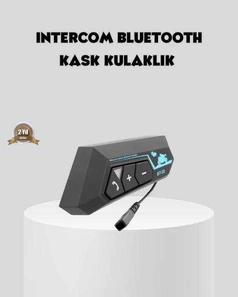 BT22 Kask İçi Bluetooth Kulaklık Hızlı Eşleşme ve Gürültü Önleyici Mikrofon ürün görseli