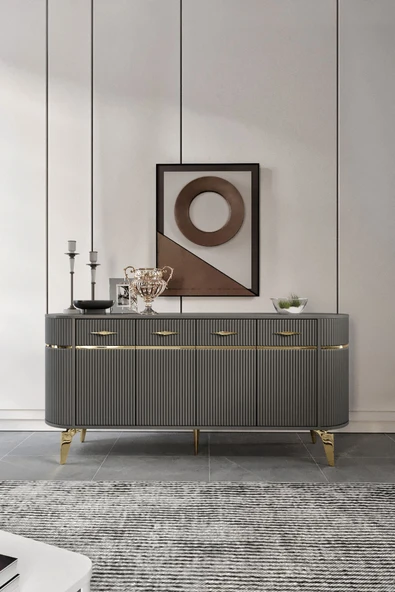 Venüs Vns Modler Mdf Mebran Kapak Oval Konsol ürün görseli