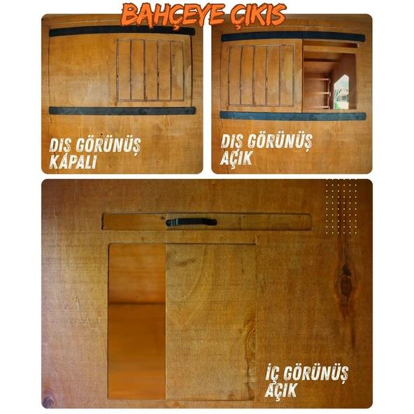 MANDU Ahşap Güvercin Kümesi - Resim 6