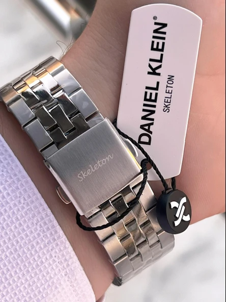 Daniel Klein Otomatik Mekanizma Mehtap Ve Güneş Kadranlı 2 Yıl Garantili Erkek Kol Saati OTM.13855.2 - Resim 6