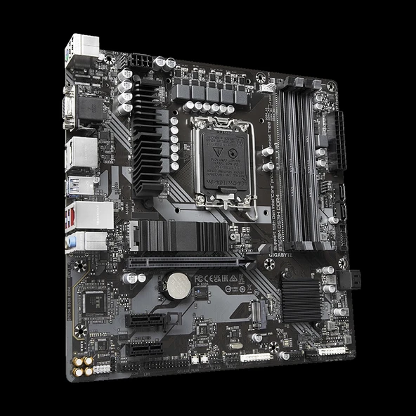 Gıgabyte B760m Ds3h Ddr4, Rev.1.0, 4xddr4, 2xm.2,  2xdp, Hdmı, Vga, 12-13-14.nesil, Lga1700 Soket, Anakart - Resim 2