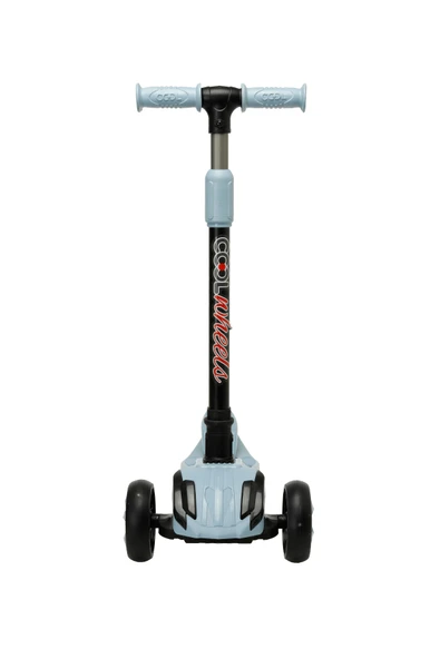Unisex Luna Elite 3 Tekerlekli Katlanabilir Led Işıklı Scooter - Resim 3